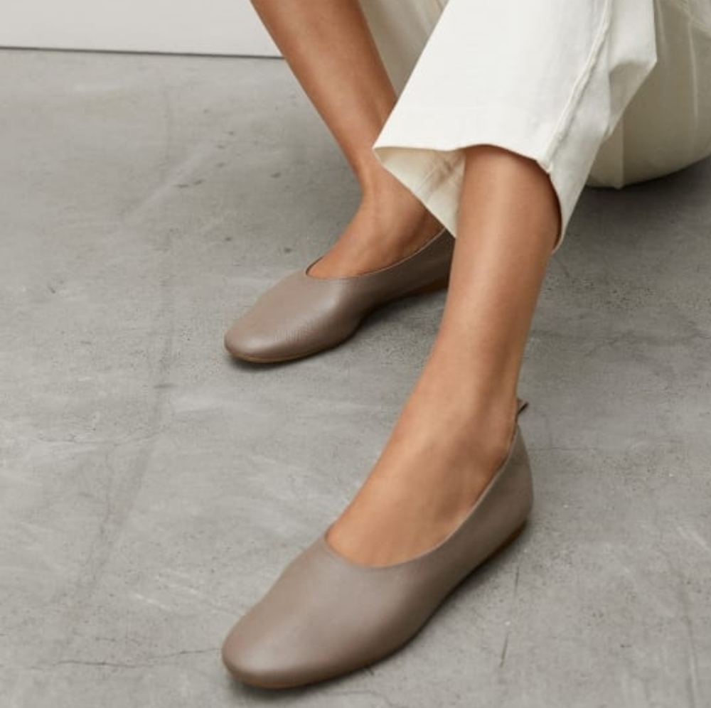 Everlane Italian Leather Day Glove 5.5 Mocha